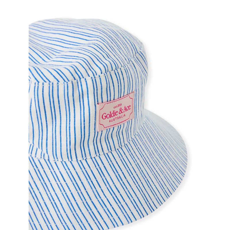 Goldie + Ace Sailor Stripe Bucket Hat Baby image number 1